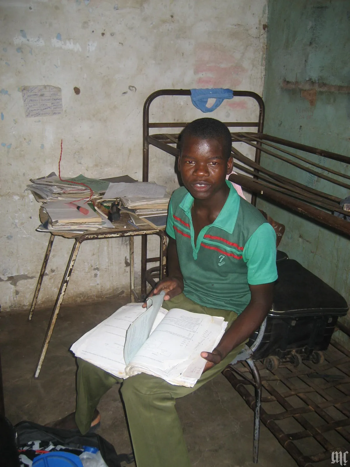 A view of their dorm.